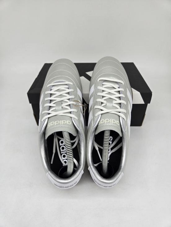 adidas Women's Grand Court Lo JQ9682 Silver Metallic Gum Shoes Size 9 - Picture 5 of 8